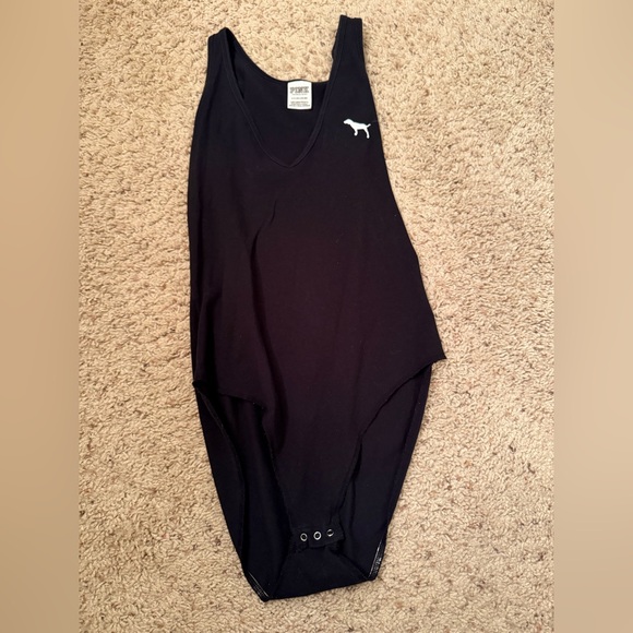 PINK victoria’s secret black body suit - Picture 1 of 1